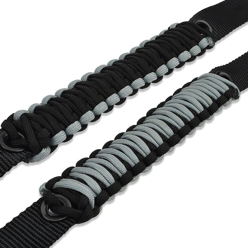 IAG Performance IAG Paracord Grab Handle 2-Piece Set for Ford Bronco 2021-2024+ (Silver) - Image 4